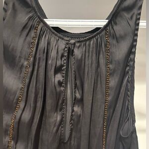 Wilfred Silk Blend Beaded Sleeveless Blouse, size small